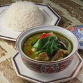 料理メニュー写真&nbsp;グリーンカレー。