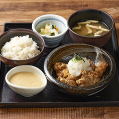 揚げ若鶏のおろしポン酢がけ定食