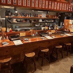 お一人様大歓迎のカウンター。常連のお客様にも人気です!!