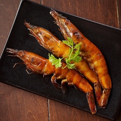 殻ごと食べれる!海老の燻製