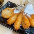 料理メニュー写真&nbsp;串カツ盛合せ