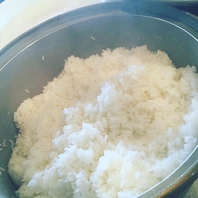 お米の炊き方にもこだわってます！