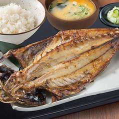 【特選魚定食】とろあじ開き定食