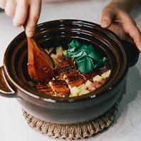 炊き立ての土鍋めし