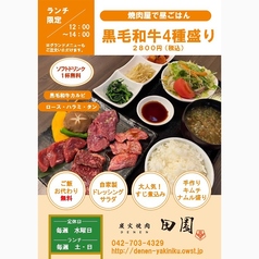 炭火焼肉 田園のおすすめランチ1