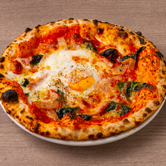 ほうれん草と ベーコンのビスマルク