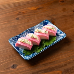 クリームチーズ板わさ