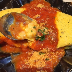 トマトチーズオムレツ