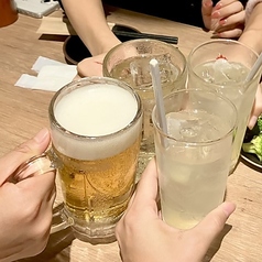 豊富にドリンクメニューをご用意しております。