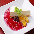 料理メニュー写真&nbsp;まろやかレアチーズケーキ
