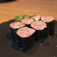 和牛なめろう磯部巻き