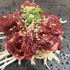 桜肉の溶岩焼き