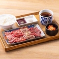 料理メニュー写真 カルビハラミ定食(牛カルビ&牛上ハラミ&豚ハラミ)