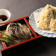 蕎麦や一品料理も豊富