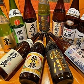 日本酒は全国各地の約15種類をご用意。人気銘柄や希少銘柄など幅広くお楽しみ頂けます◎