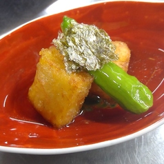 とうもろこし豆腐 揚げ出し