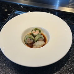 鉄板焼葵のコース写真