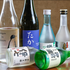 料理を引き立てる倉敷のお酒を厳選ラインナップ◎