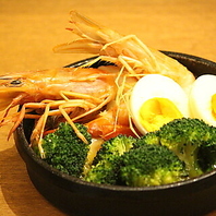 卓上IHを使用した体験型アヒージョを♪