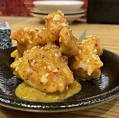 若鶏の唐揚げ　ハニーマスタードソース