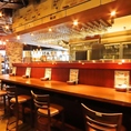 【カウンター席】お一人様歓迎！仕事帰りのサク飲みに