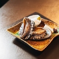 料理メニュー写真&nbsp;活鮑の鉄板焼