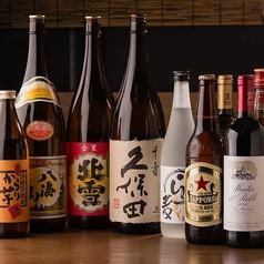 コスパ抜群な越後の地酒をはじめビールや焼酎・サワーも取り揃え