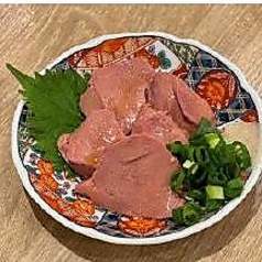 ★鶏とろレバーの低温調理刺し