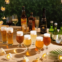 スタンダード飲み放題はクラフトビール6種も飲み放題♪