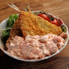 自家製タルタルの鯵フライ