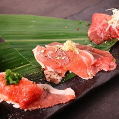 和牛肉寿司炙り3種