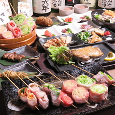 片町居酒屋 博多野菜巻き串と金沢おでん はちまきのコース写真