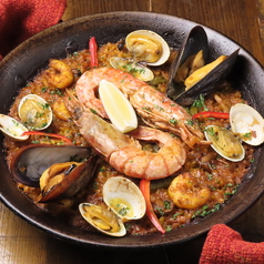 Paella de Mariscos〈魚介のパエリア〉