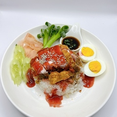 クリスピーポークのせご飯