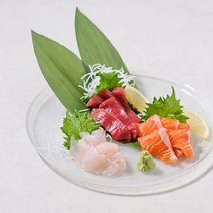 刺身3点盛り合わせ