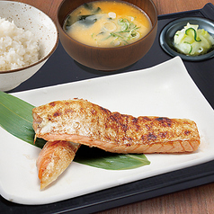 【特選魚定食】サーモンハラス定食