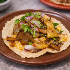 きのこ＆チーズ タコス