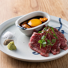 白老和牛たたき うに醤油