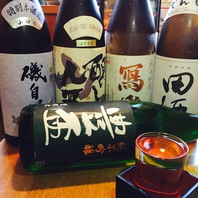 日本酒、焼酎を豊富にご用意。