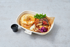 季節野菜ラザニアのパンケーキ
