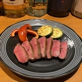 料理メニュー写真 牛タンのステーキ～季節の野菜添え～