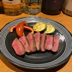 牛タンのステーキ～季節の野菜添え～