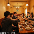 最大25名様収容の宴会個室です！3階フロアーごと貸切状態になるので、ほかのお客様に気を遣わず、盛り上がりたい放題!!　トイレも3階にあります！