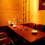 2名様から8名様までご利用頂ける人気の個室でのプライベート宴会が大人気！