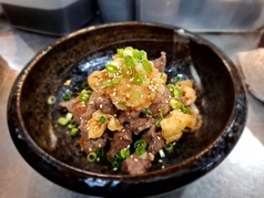 砂肝と鶏皮のおろしポン酢