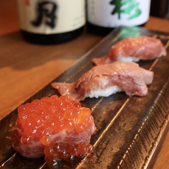 肉寿司(3貫)