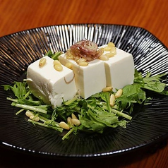 豆腐と水菜のサラダ