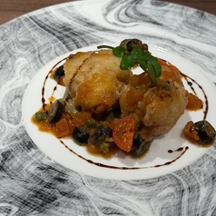 真鱈と白子のフリット