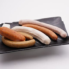 ソーセージ5種盛合せ
