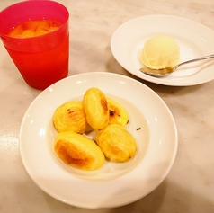 お子様セット（ハーフじゃがいものロースト＋お子様ドリンク＋バニラアイス）